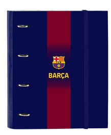 Carpeta de anillas F.C. Barcelona Azul Granate 27 x 32 x 3.5 cm