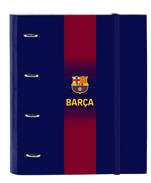 Carpeta de anillas F.C. Barcelona Azul Granate 27 x 32 x 3.5 cm
