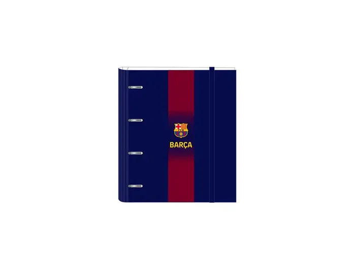 Safta Carpeta 4 Anillas F.C. Barcelona 1ª Equipación 25/26 con Recambios y Separadores
