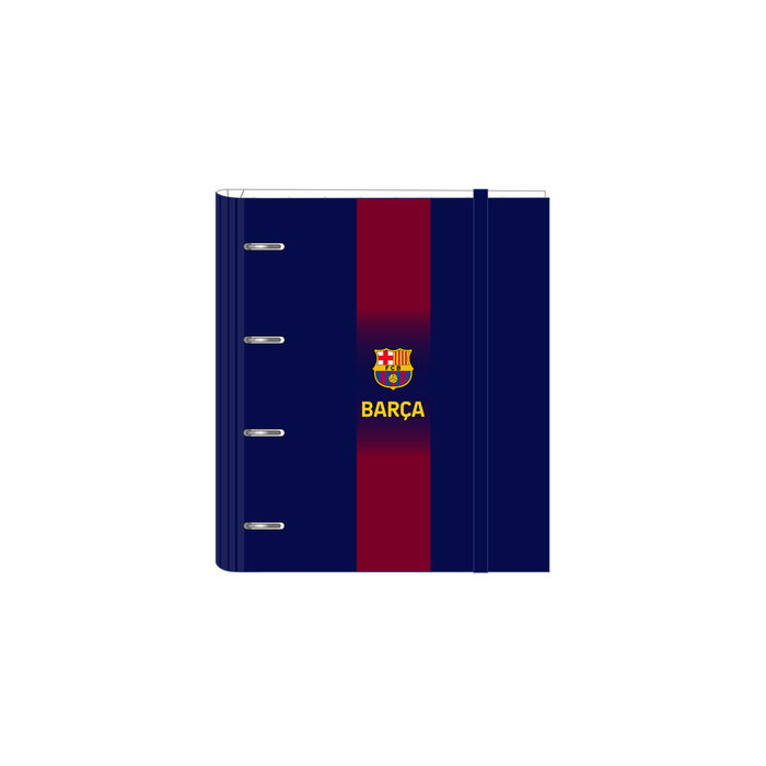 Safta Carpeta 4 Anillas F.C. Barcelona 1ª Equipación 25/26 con Recambios y Separadores