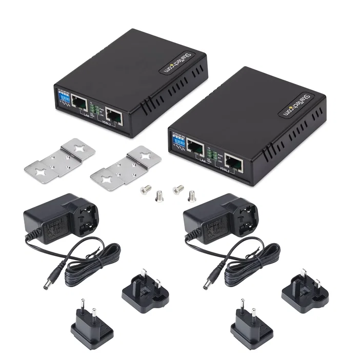 StarTech.com Juego Extensor de Ethernet VDSL2 hasta 1km StarTech.com Juego Extensor de Ethernet VDSL2 hasta 1km