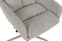 DKD Home Decor Silla de Poliéster y Metal Gris con Ruedas
