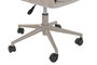DKD Home Decor Silla de Poliéster y Metal Gris con Ruedas