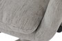 DKD Home Decor Silla de Poliéster y Metal Gris con Ruedas