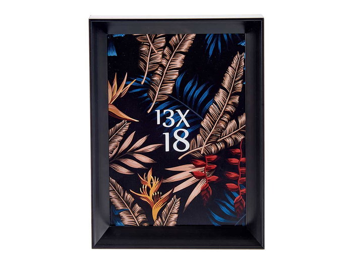 Giftdecor Portafoto Plástico Negro 13x18 cm (Set de 24)