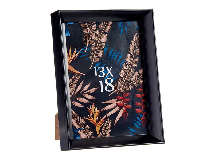 Giftdecor Portafoto Plástico Negro 13x18 cm (Set de 24)