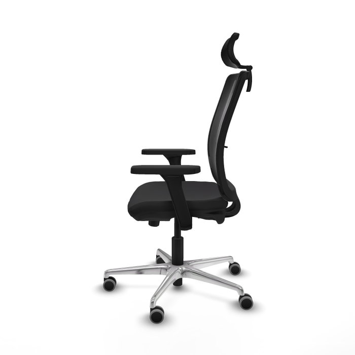 PIQUERAS Y CRESPO Silla de oficina Haches con mecanismo Sincro/Traslack Negro PIQUERAS Y CRESPO Silla de oficina Haches con mecanismo Sincro/Traslack Negro
