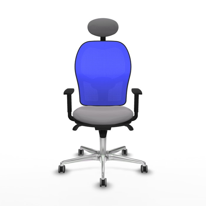 PIQUERAS Y CRESPO Silla de oficina Jorquera Gris y Azul PIQUERAS Y CRESPO Silla de oficina Jorquera Gris y Azul