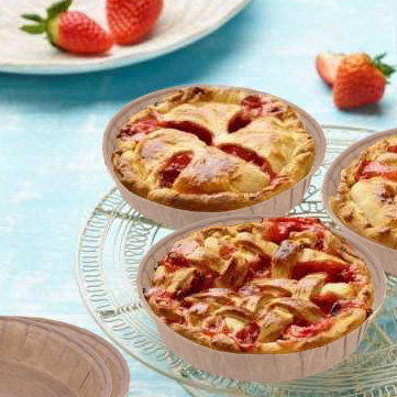 Algon Set 12 Moldes Horno Papel 15.3 x 4 cm (24 Unidades)