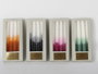 DKD Home Decor Set de 4 Velas de Cera de Parafina Bicolor