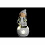 DKD Home Decor Figura Magnesia LED Niños Surtido de 2 Unidades