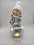 DKD Home Decor Figura Magnesia LED Niños Surtido de 2 Unidades