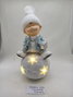 DKD Home Decor Figura Magnesia LED Niños Surtido de 2 Unidades