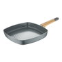 San Ignacio Sartén Asador Aluminio Prensado 28x28 cm Gris Antiadherente Cerámico
