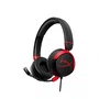 HyperX Cloud Mini Auriculares Gaming para Niños (8-12 Años) con Cable, Micrófono Desmontable, Negro y Rojo, Conexión 3.5 mm para PC, Chromebook, Nintendo Switch, PlayStation, Móvil