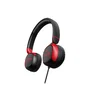 HyperX Cloud Mini Auriculares Gaming para Niños (8-12 Años) con Cable, Micrófono Desmontable, Negro y Rojo, Conexión 3.5 mm para PC, Chromebook, Nintendo Switch, PlayStation, Móvil