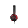 HyperX Cloud Mini Auriculares Gaming para Niños (8-12 Años) con Cable, Micrófono Desmontable, Negro y Rojo, Conexión 3.5 mm para PC, Chromebook, Nintendo Switch, PlayStation, Móvil