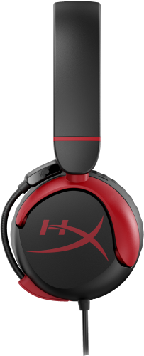 HyperX Cloud Mini Auriculares Gaming 7G8F4AA Negro/Rojo Supraaurales Cableados para Niños y Adolescentes Conexión 3.5mm