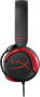 HyperX Cloud Mini Auriculares Gaming 7G8F4AA Negro/Rojo Supraaurales Cableados para Niños y Adolescentes Conexión 3.5mm