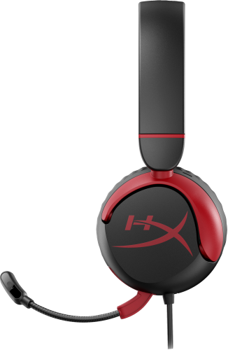 HyperX Cloud Mini Auriculares Gaming 7G8F4AA Negro/Rojo Supraaurales Cableados para Niños y Adolescentes Conexión 3.5mm