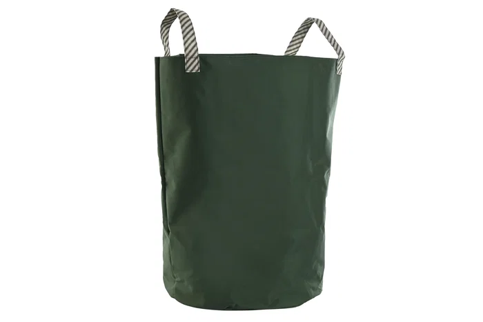 DKD Home Decor Bolsa de Algodón para Restos 40x40x60 cm Blanco y Verde