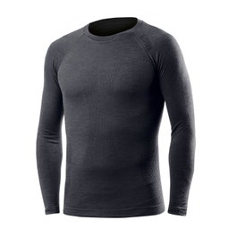 Biotex Camiseta Interior Manga Larga Merino Hombre Gris Talla M-L