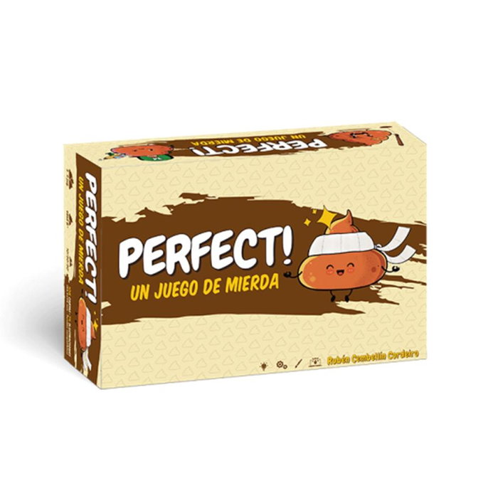 Tranjis games sl Perfect! Un Juego de Mierda Juego de Cartas para 3-9 Jugadores, Partidas de 10 Minutos, A Partir de 8 Años Tranjis games sl Perfect! Un Juego de Mierda Juego de Cartas para 3-9 Jugadores, Partidas de 10 Minutos, A Partir de 8 Años