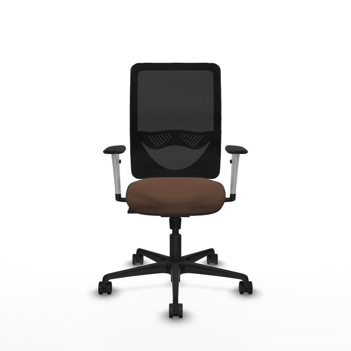 PIQUERAS Y CRESPO Silla de oficina Zulema con mecanismo Sincro, Marrón y Negro PIQUERAS Y CRESPO Silla de oficina Zulema con mecanismo Sincro, Marrón y Negro