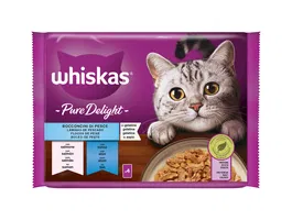 Whiskas Pure Delight Selección Pescado Comida Húmeda para Gato 13x4x85g