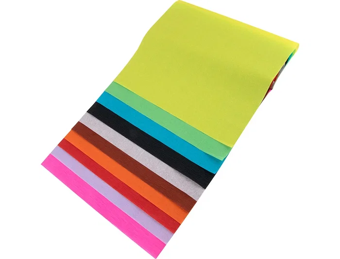 Liderpapel Bloc Trabajos Manuales Crespón 240x315mm 10 Hojas Colores Surtidos