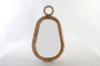 DKD Home Decor Espejo de Ratán 39x2x68 cm Marrón Natural