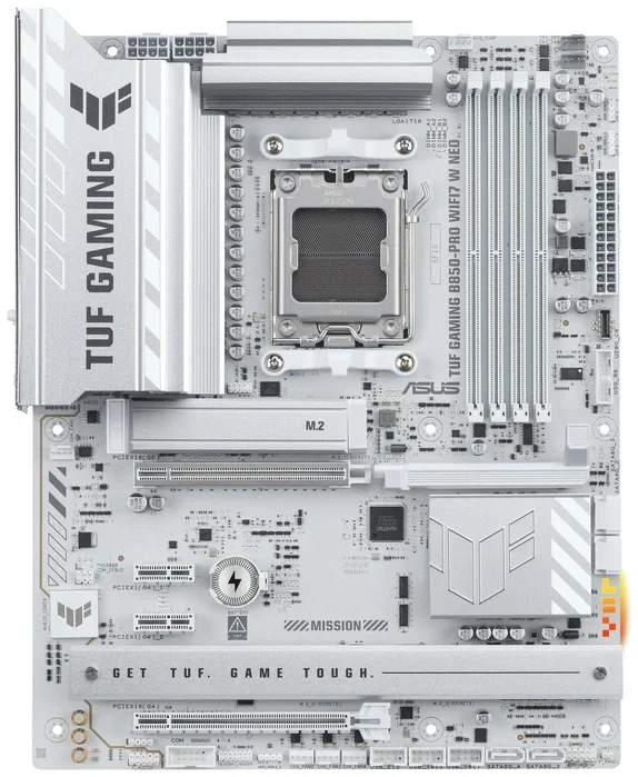 ASUS TUF GAMING B850-PRO WIFI7 W NEO Blanco, AM5, DDR5, ATX ASUS TUF GAMING B850-PRO WIFI7 W NEO Blanco, AM5, DDR5, ATX