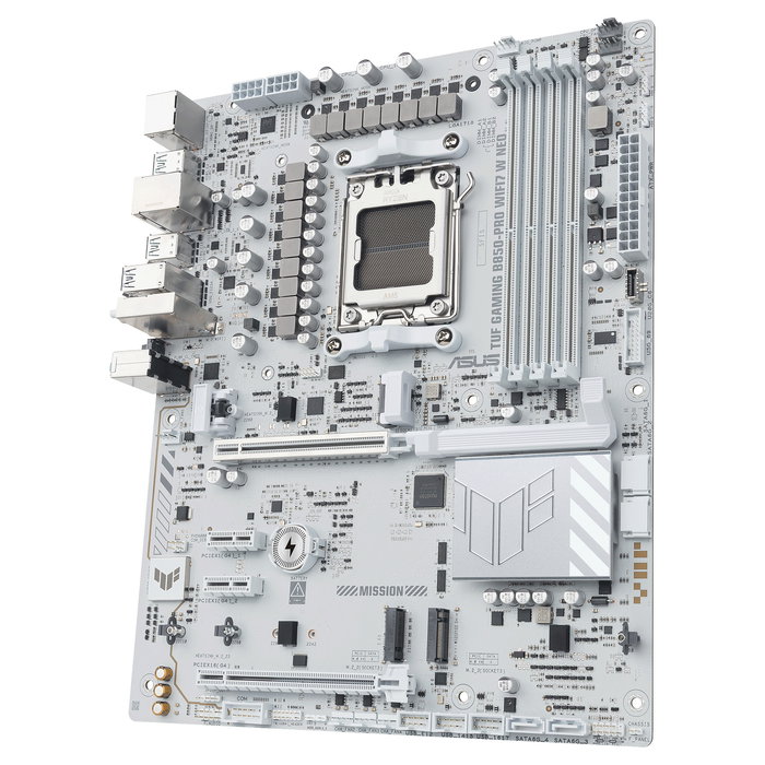 ASUS TUF GAMING B850-PRO WIFI7 W NEO Placa Base ATX, AMD AM5, DDR5, Wi-Fi 7, Bluetooth 5.4, 2.5 GbE, SATA III, M.2, 4 Ranuras RAM