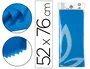 Liderpapel Papel de seda Azul 52x76cm 18g/m2 bolsa de 5 hojas