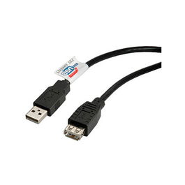 ROLINE 11.02.8948 Cable USB 2.0 A-A Macho/Hembra Negro 1.8m