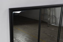 DKD Home Decor Anxi Espejo Loft Negro Hierro y Espejo 2 x 120 x 90 cm