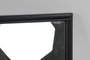 DKD Home Decor Anxi Espejo Loft Negro Hierro y Espejo 2 x 120 x 90 cm