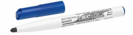 BIC Velleda 1741 Marcador para Pizarra Blanca Azul con Punta Redonda de 1,4 mm de 12 unidades
