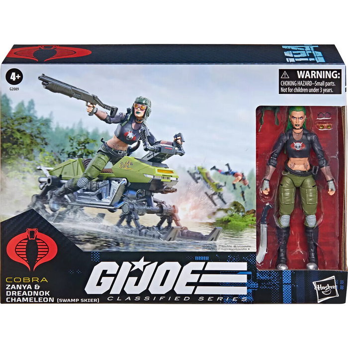 Hasbro G.I. Joe Classified Series Cobra Zanya y Dreadnok Chameleon (Swamp Skier)