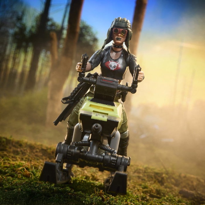 Hasbro G.I. Joe Classified Series Cobra Zanya y Dreadnok Chameleon (Swamp Skier)