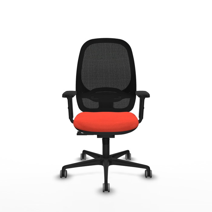 PIQUERAS Y CRESPO Silla de oficina Cilanco Naranja oscuro y Negro