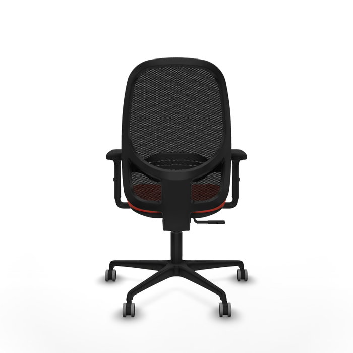 PIQUERAS Y CRESPO Silla de oficina Cilanco Naranja oscuro y Negro