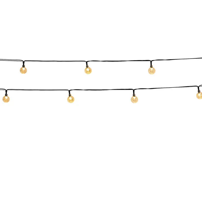 Lumisky LUM3666162003593 Guirnalda Solar de Exterior FESTY WHITE con 20 Bombillas LED, Blanco Cálido, 5.8 Metros Lumisky LUM3666162003593 Guirnalda Solar de Exterior FESTY WHITE con 20 Bombillas LED, Blanco Cálido, 5.8 Metros