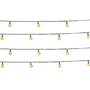 Lumisky LUM3666162003593 Guirnalda Solar de Exterior FESTY WHITE con 20 Bombillas LED, Blanco Cálido, 5.8 Metros