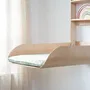 Roba Cambiador de Pared Plegable ROB1687331495553, Madera Natural con Estantes Integrados, Diseño Minimalista