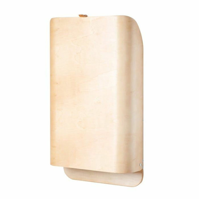Roba Cambiador de Pared y Plegable en Madera Natural con Estantes Integrados