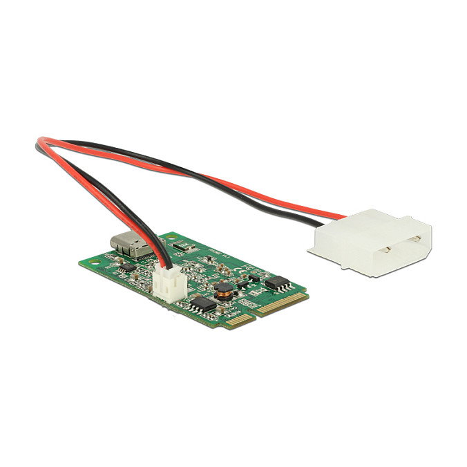 DeLOCK 95259 Tarjeta de expansión Mini PCIe a USB Tipo-C™ 3.1 Gen 2 DeLOCK 95259 Tarjeta de expansión Mini PCIe a USB Tipo-C™ 3.1 Gen 2