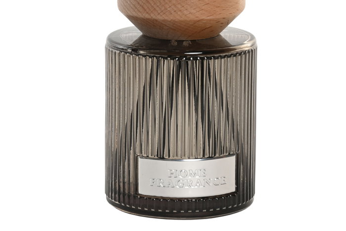 DKD Home Decor Ambientador Mikado Item Home Premium Perfumes 07-25 200 ml Aroma Darjeeling Gris Oscuro Negro