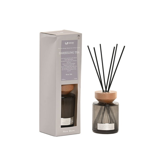 DKD Home Decor Ambientador Mikado Cristal Aroma Darjeeling 200 ml DKD Home Decor Ambientador Mikado Cristal Aroma Darjeeling 200 ml
