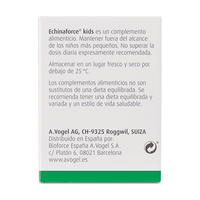 A.Vogel Echinaforce Kids 80 Comprimidos Naranja A.Vogel Echinaforce Kids 80 Comprimidos Naranja
